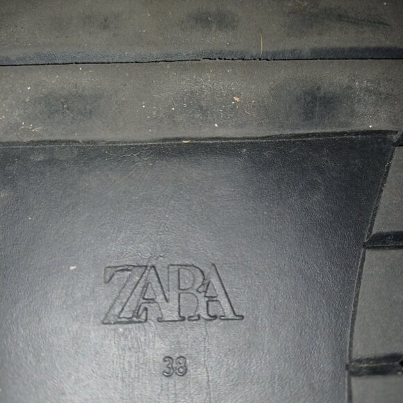 ZARA CHUNKY PLATFORM ANKLE BOOTS - GOTH GRUNGE STYLE - Picture 3 of 13